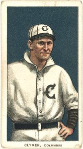Bill Clymer, Columbus Team, baseball card portrait LCCN2008676931