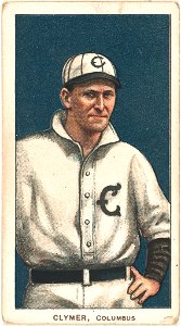 Bill Clymer, Columbus Team, baseball card portrait LCCN2008676931