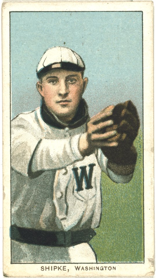 Bill Shipke, Washington Nationals, baseball card portrait LCCN2008676860