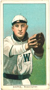 Bill Shipke, Washington Nationals, baseball card portrait LCCN2008676860