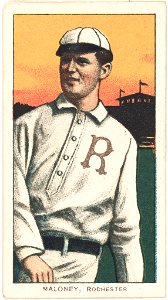 Billy Maloney, Rochester Team, baseball card portrait LCCN2008677029