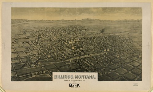 Billings, Montana. County-seat of Yellowstone County. 1904 LCCN2003680545