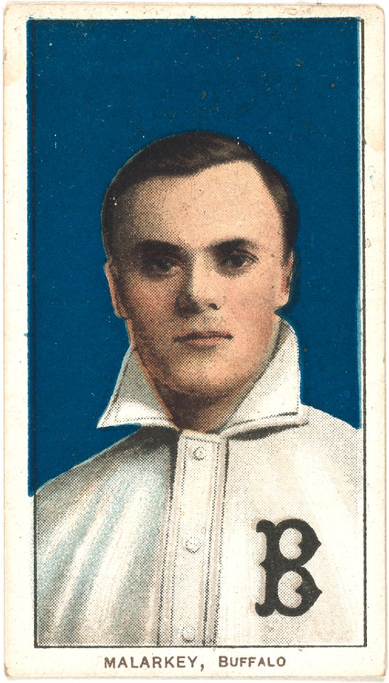 Bill Malarkey, Buffalo Team, baseball card portrait LCCN2008676924