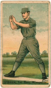 Billy O'Brien, Washington Statesmen, baseball card portrait LCCN2007680787