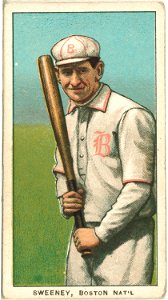 Bill Sweeney, Boston Doves, baseball card portrait LCCN2008675239