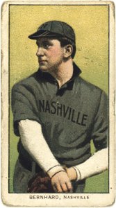 Bill Bernhard, Nashville Team, baseball card portrait LCCN2008676892