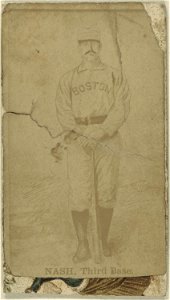 Billy Nash, Boston Beaneaters, baseball card portrait LCCN2007683702