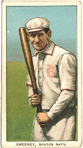 Bill Sweeney, Boston Doves, baseball card portrait LCCN2008675239