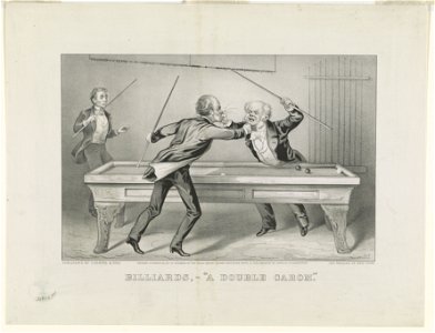 Billiards-A double carom LCCN90711759