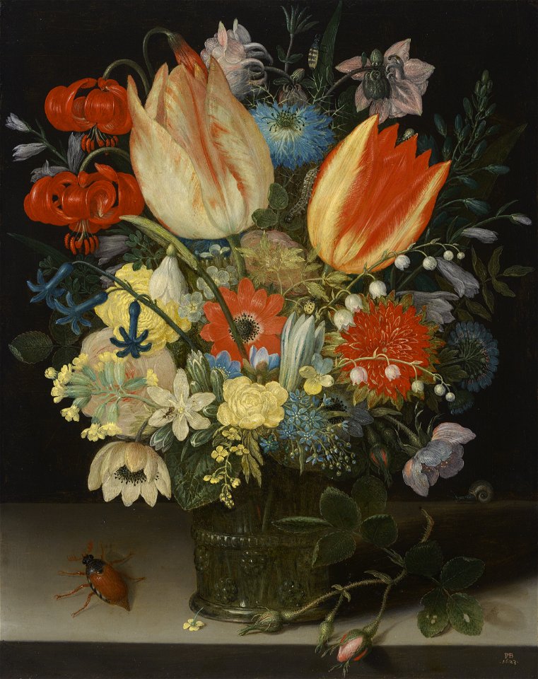Peter Binoit - Stillleben mit Tulpen (1623)