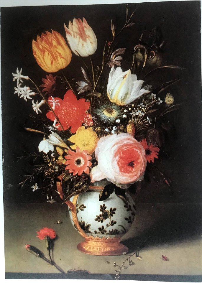 Peter Binoit - Flowers in a Wan-Li Vase