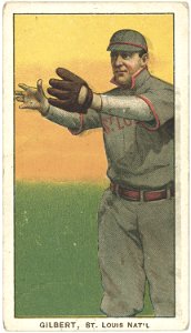 Billy Gilbert, St. Louis Cardinals, baseball card portrait LCCN2008676416