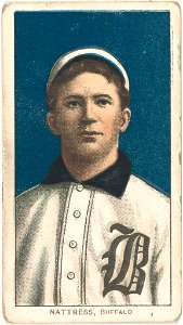 Billy Nattress, Buffalo Team, baseball card portrait LCCN2008676925