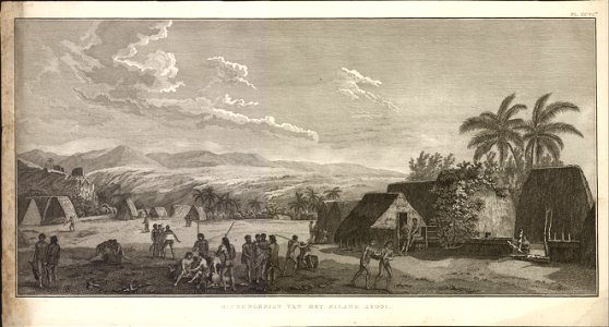 Binnengezigt van het Eiland Atooi, objectnr A 56905