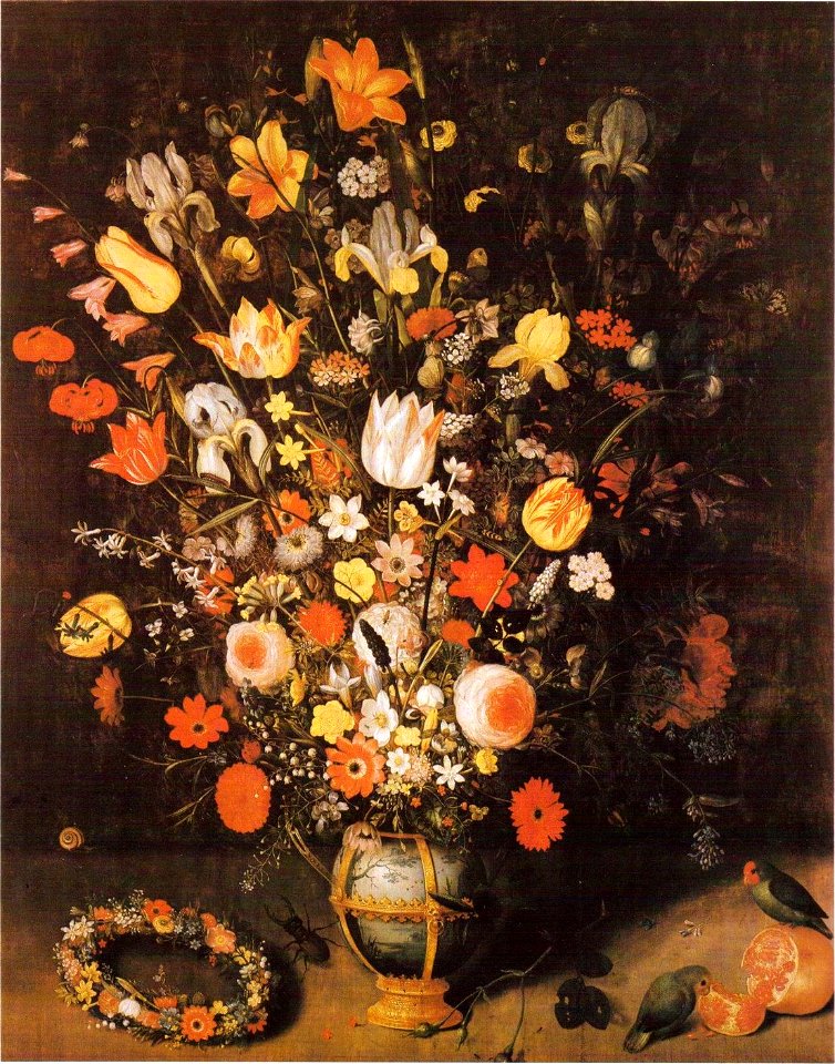 Peter Binoit - Vase mit Blumen (Landesmuseum Darmstadt)