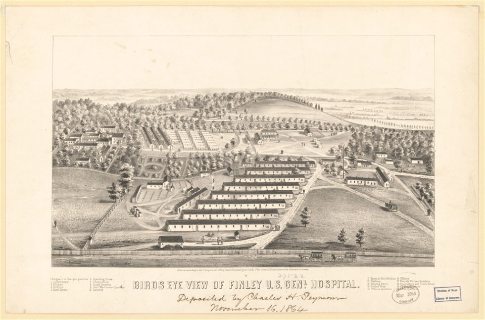 Birds eye view of Finley U.S. Genl. Hospital LCCN2003674398