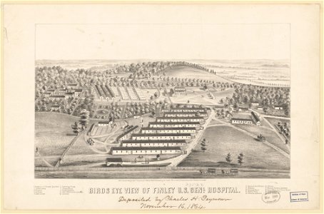 Birds eye view of Finley U.S. Genl. Hospital LCCN2003674398