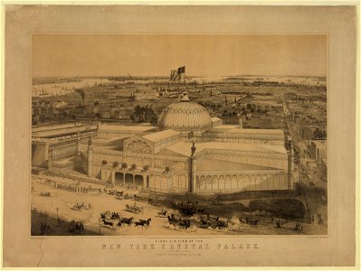 Birds eye view of the New York Crystal Palace and environs LCCN2003679942