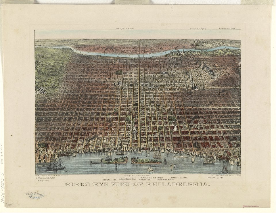 Birds eye view of Philadelphia LCCN90711913