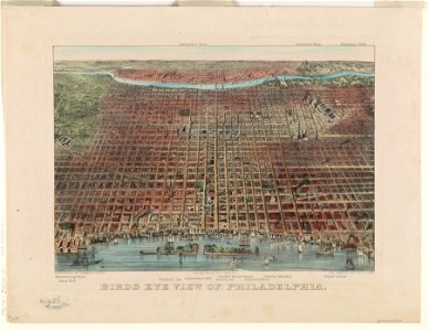 Birds eye view of Philadelphia LCCN90711913