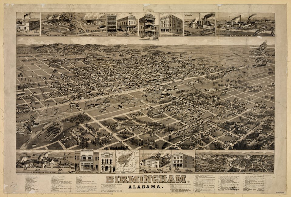 Birmingham, Alabama - Beck & Pauli lith., Milwaukee, Wis. LCCN92508993