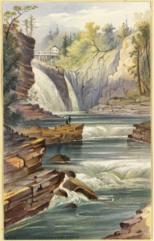 Birmingham Falls, Ausable Chasm 2 (Boston Public Library)