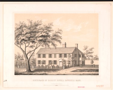 Birthplace of Harriet Newell, Haverhill Mass LCCN2003689327