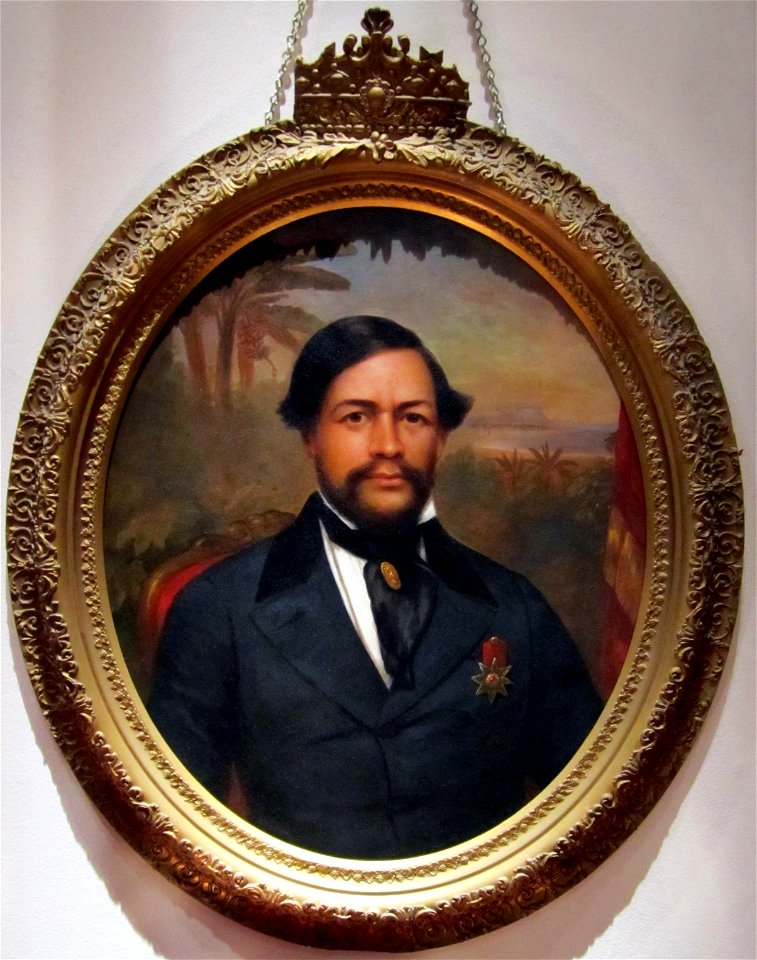 Bishop Museum - Kahili Room - King Kamehameha III, unknown artist