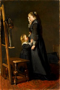 The Widow of a Painter by Kate Bisschop-Swift Rijksmuseum Amsterdam SK-A-1802