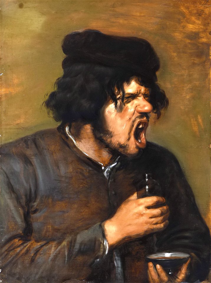 Bitter draught, by Adriaen Brouwer