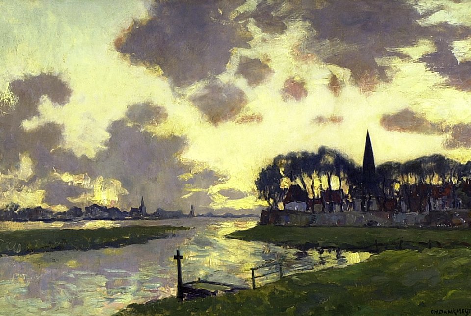 C.B. Dankmeijer - Rivierlandschap - E871 - Instituut Collectie Nederland