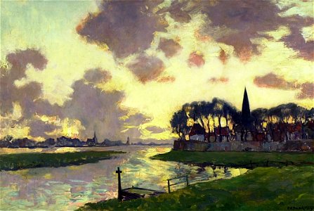 C.B. Dankmeijer - Rivierlandschap - E871 - Instituut Collectie Nederland