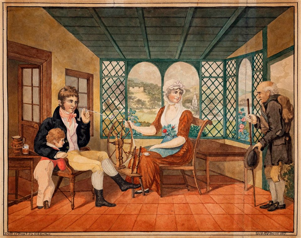C.G. Butter - 98225 - An Officer’s dream of Home - 1817