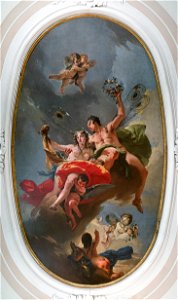 Ca' Rezzonico (Venice) - Longhi Room - Ceilling by Tiepolo