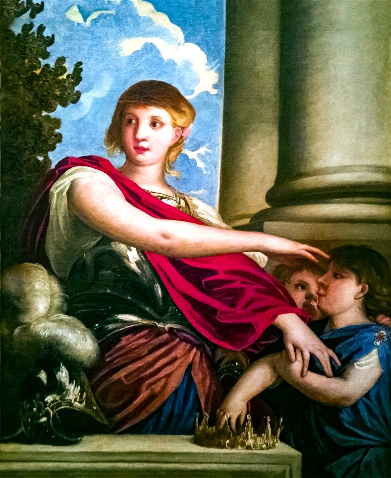 Ca' Rezzonico - Cornelia madre dei Gracchi (Inv.039) - Alessandro Varotari