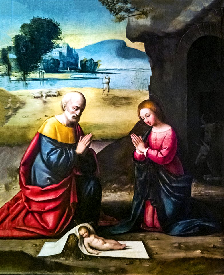 Ca' Rezzonico - Sacra Famiglia (Inv.234) - Giovanni Battista Ortolano