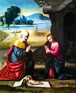 Ca' Rezzonico - Sacra Famiglia (Inv.234) - Giovanni Battista Ortolano