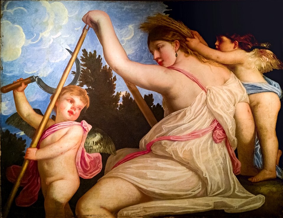 Ca' Rezzonico - Cerere con due Putti (Inv.042) - Alessandro Varotari detto il Padovanino