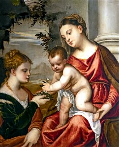 Ca' Rezzonico - Matrimonio di Santa Caterina (Inv.031) - Polidoro da Lanciano