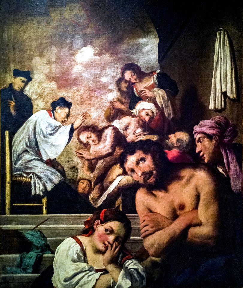 Ca' Rezzonico - Marco Gussoni nel Lazzaretto di Ferrara (Inv.069) - Pietro Vecchia