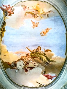 Ca' Rezzonico - Portego del mondo nuovo - Ceiling