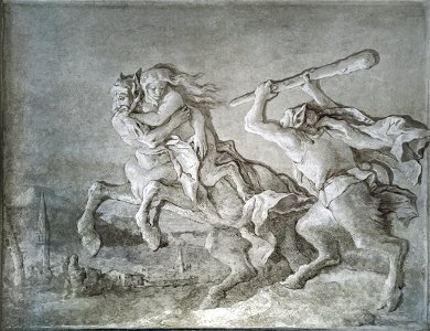 Ca' Razzonico - Centauro che rimuove una satira - Giandomenico Tiepolo