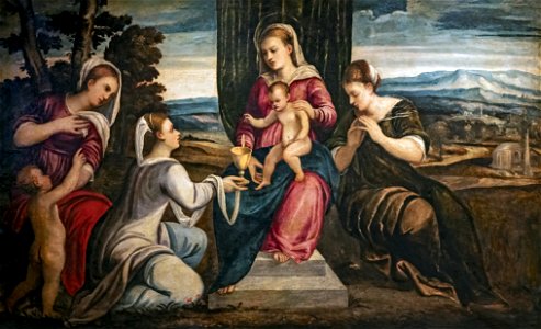 Ca' Rezzonico - Sacra Conversazione (Inv.018) - Bonifacio de' Pitati