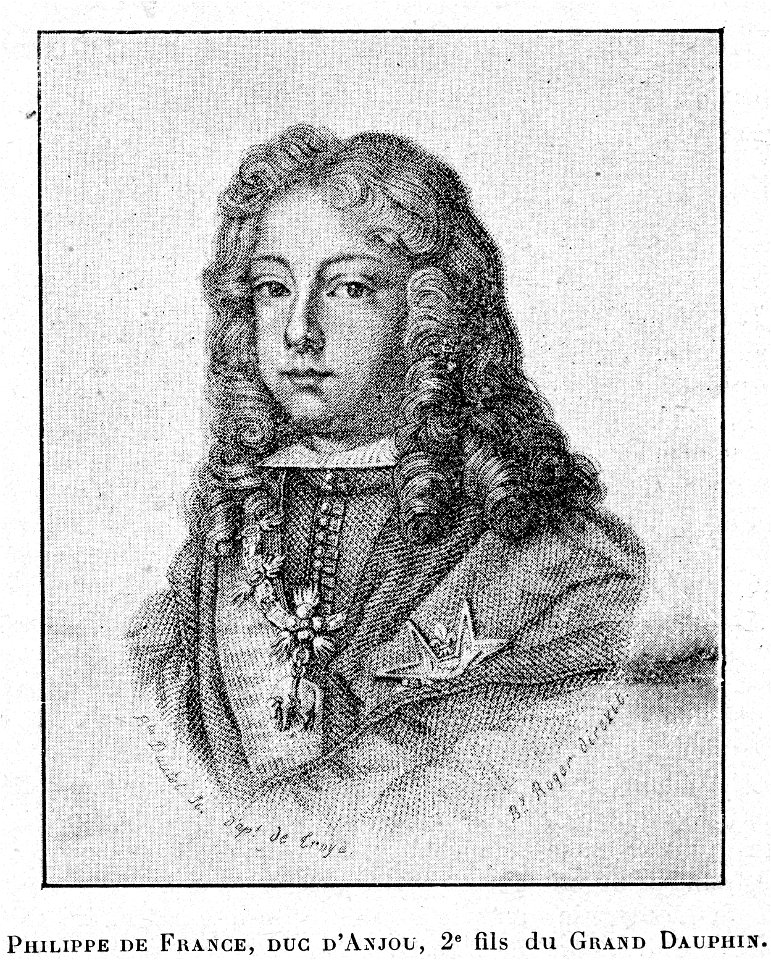 Cabanès, Éducation de Princes028 Philippe de France, duc d´Anjou, 2e fils du Grand Dauphin