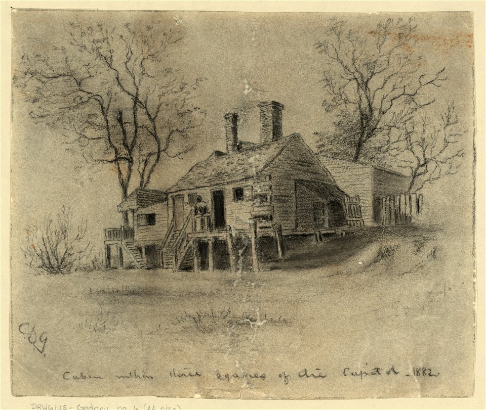 Cabin within three squares of the Capitol - 1882 LCCN2004661660