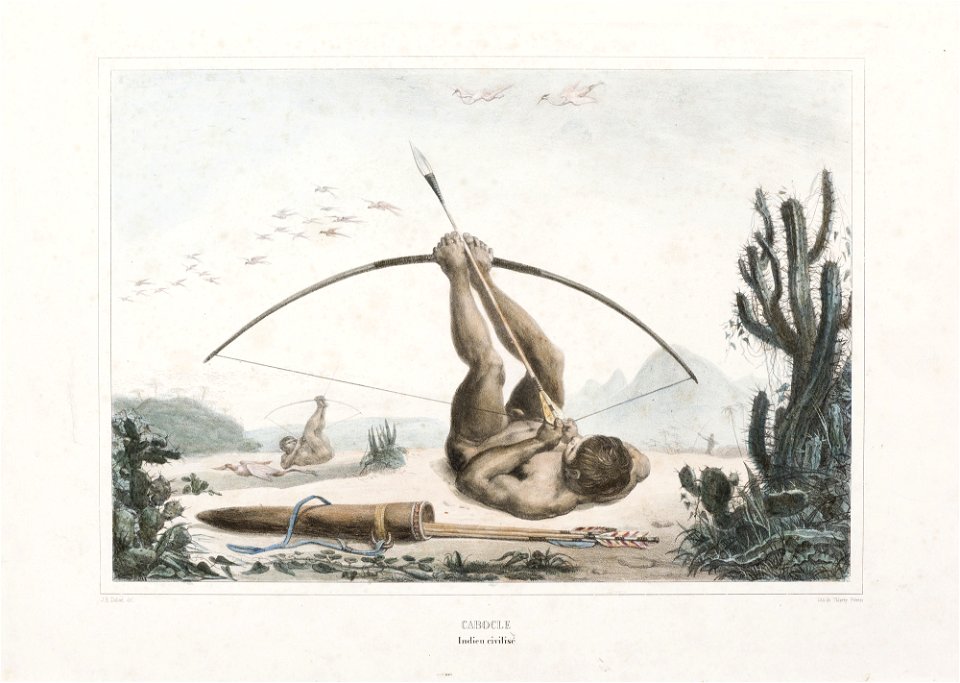 Cabocle Indien civilisé (2), da Coleção Brasiliana Iconográfica
