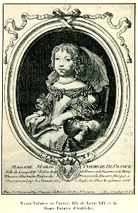 Cabanès, Éducation de Princes007 Marie-Thérèse de France enfant. Free illustration for personal and commercial use.
