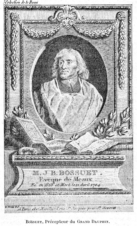 Cabanès, Éducation de Princes020 Bossuet, Précepteur du Grand Dauphin