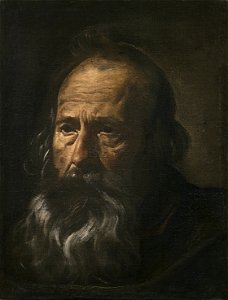 Cabeza de apóstol, by Diego Velázquez