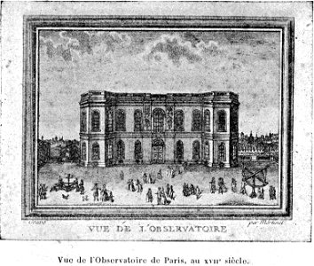 Cabanès, Éducation de Princes025 Vue de l´Observatoire de Paris au XVIIe s